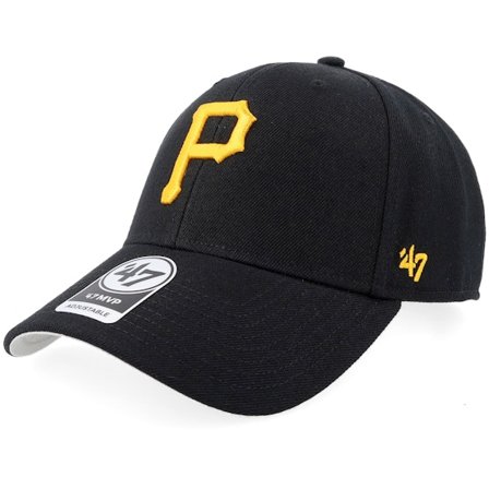 47 Brand - Negro adjustable Gorra - Pittsburgh Pirates Brand Mvp Black Adjustable @ Hatstore