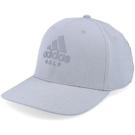 Adidas - Grå adjustable Keps - Heather Bos Hat Grey Three Melange Adjustable @ Hatstore