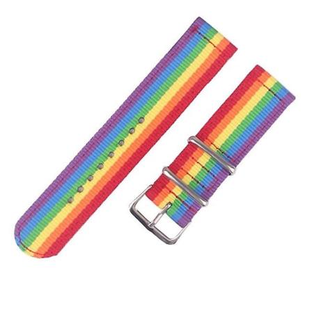 20mm 22mm Rem för Samsung Watch Galaxy 4/3/46mm/active 2/gear S3/amazfit Nylon Rem Armband Huawei Gt/2/2e/3/pro Band 6 20mm