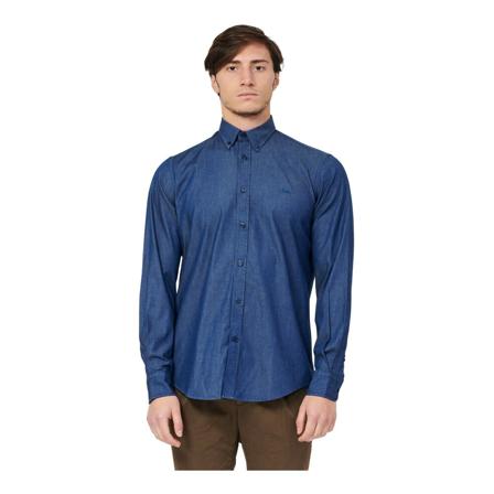 Harmont & Blaine Denim Shirts Blå, Herre Skjorter