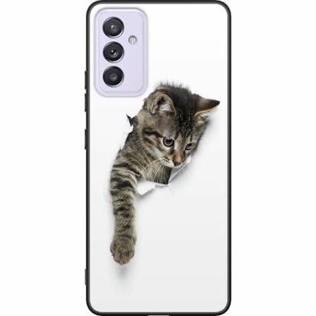 Samsung Galaxy A82 5g Svart Skal Curious Kitten