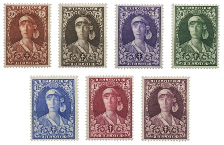 Belgien 1931 - OBP 326-32 - Ubrugt