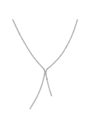 Cloé Y Necklace, Gold Accessories Jewellery Necklaces Chain Necklaces Hvit By Jolima