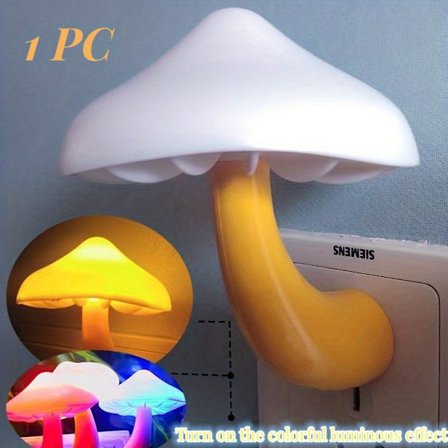 Fantasy Svampe Lampe, Nat Sensor Lampe