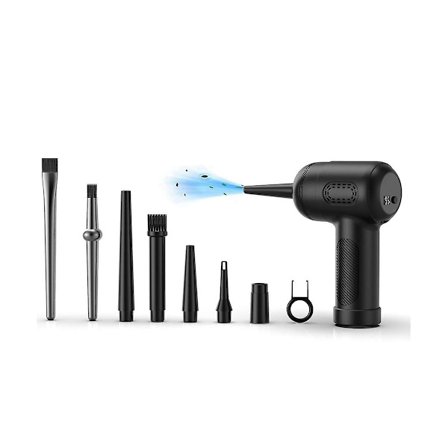 Puhallin pölynpoistoon näppäimistöille, tietokoneille, langaton ilmapuhallin