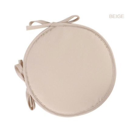 30/38 cm Enfärgad Mjuk Rund Stol Sittdyna Sittdynor med Band - Perfekt