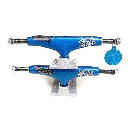 147mm Thunder Skateboard Trucks Skate Truck Double Hollow, blå