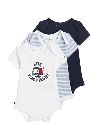 3 Pack Body Ss Giftbox Blue Tommy Hilfiger
