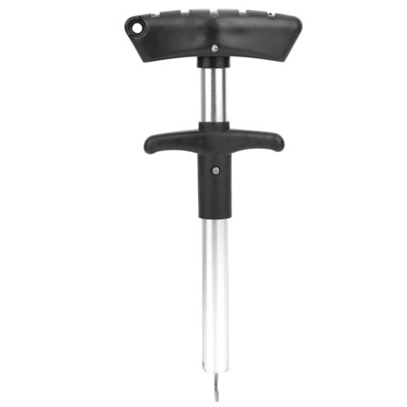 Bærbar T-formet krokfjerner Fiske krokfjerner Havfisketilbehør (sølv)