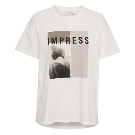 Kaffe, T-Shirts Wit, Dames, Maat:M
