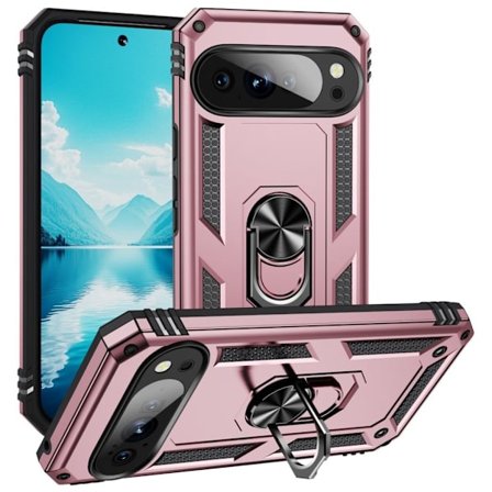 Google Pixel 10 Pro XL Phone Case with Stand - Rose gold