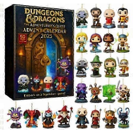 Dungeons & Dragons Julekalender Blind Box Juletræspynt