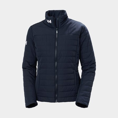 Chaqueta ligera / chaqueta aislante Helly Hansen Crew Insulator 2.0, Navy, mujer, Small
