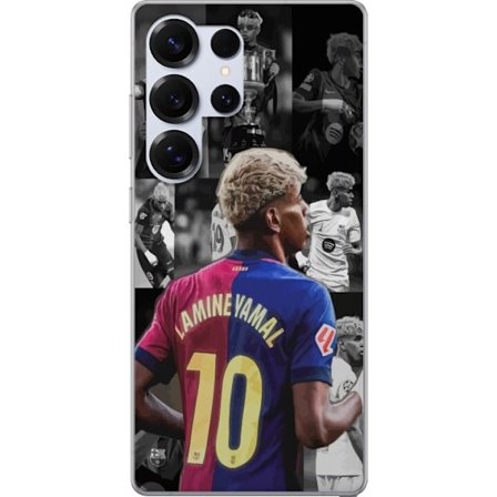 Kompatibelt Mobilskal till Samsung Samsung Galaxy S25 Ultra Yamal FC Barcelona fotboll stjärnskott 2025