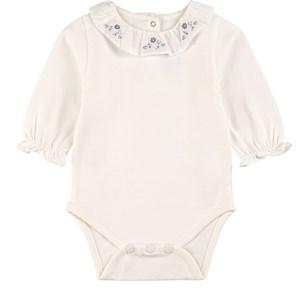 Tartine et Chocolat White Baby Body With Embroidered Collar 2 Years - Tops - 2 years - Purple