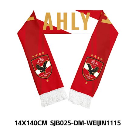 SFC-tørklæde til fodboldfans, lagklubbens supporter, vifter med tørklædet og hepper på holdet med flaget