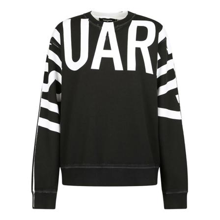 Dsquared2, sweatshirt Czarny, Kobieta, Rozmiar: S