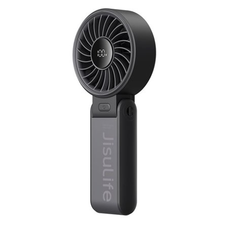 Jisulife håndholdt ventilator Life7 3600mAh bærbar USB ventilator - sort