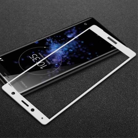 Imak Heltäckande Härdat Glas Sony Xperia Xz2 Compact - Vit Transparent