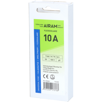 SIKRING 10A TREG 5-PAKK