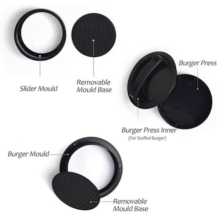 3-i-1 Burger Patty Press