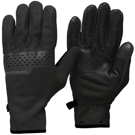 Black Diamond Diamond Alpine Fleece Gloves Black
