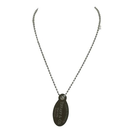 Tiffany & Co. Pre-owned Necklaces grå, Dam Vintage Smycken, Dam, Storlek: ONE SIZE