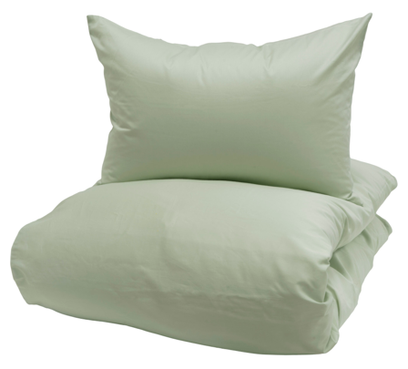 Borås Cotton Cloud Sengesett Sateng Lys-Grønn 140x220