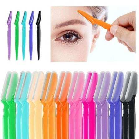 6-pakning Øyenbrynskniv - Skjeggkniv - Øyenbrynskniv - Trimmer