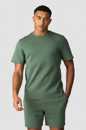 ICANIWILL - Revive Heavy T-shirt Men Dark Green - Heren - sportkleding van ICIW