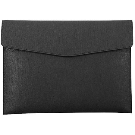 PU Læder A4 Dokumentmappe Dokument Holder Vandtæt Portfolio Kuvertmappe Sagsmappe Med Trykknap Lukning Blå Dokumentmappe