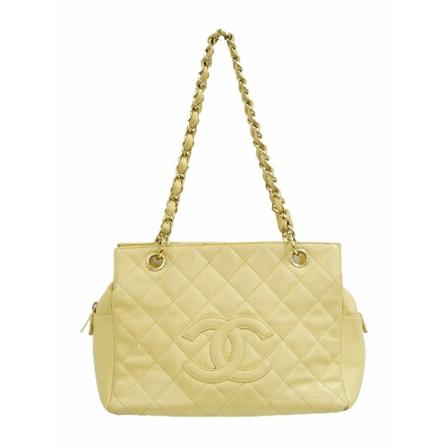Chanel Vintage, Pre-owned Shoulder Bag Beige, Dames, Maat:ONE Size