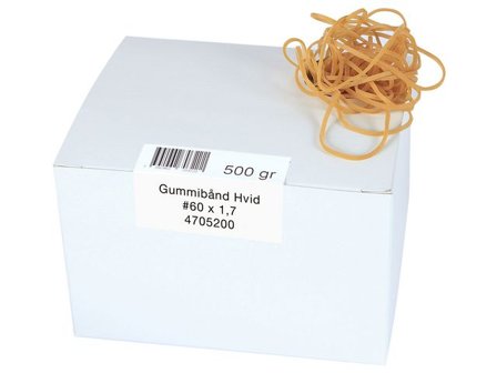 Gummiband 60x1,7mm nr16 Para 0,5kg 2460/fp - Lyreco - Emballage och lagerutrustning - Bindgarn gummiband och stift - Gummiband