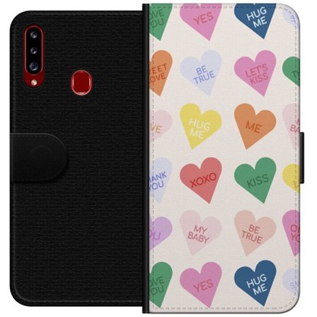 Yhteensopiva Lompakkokotelo Samsung Samsung Galaxy A20s Karkkisydämet