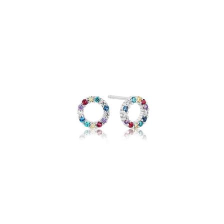 Sif Jakobs, Earrings Biella Piccolo Grijs, Dames, Maat:ONE Size