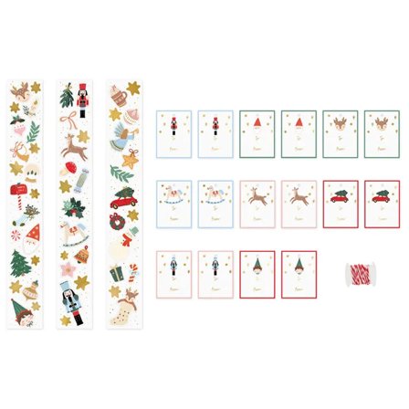 Mini til og fra-kort Merry Christmas