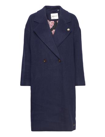 Beth Coat Outerwear Coats Winter Coats Navy Fabienne Chapot