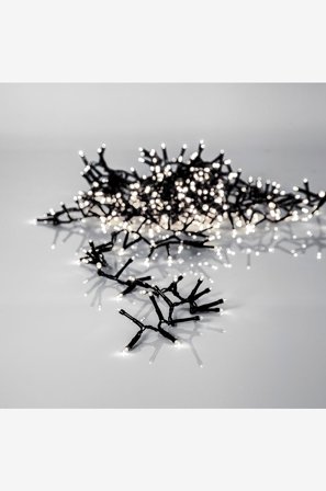 Star Trading - Valosarja Crispy Ice White 22 cm - Musta - Valoköynnökset - - Homeroom