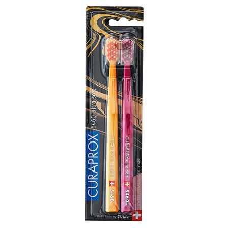 Curaprox Curaden Scandic Aps Speciel Edition Marble Ultra Soft 2-pak, Medicin & Pleje, Tandbørster, Voksentandbørster