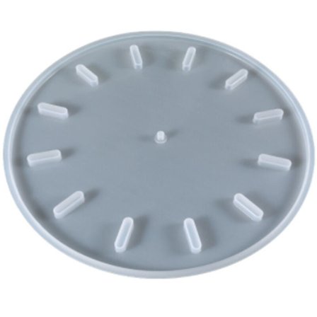 Ur Rundt Ur Resin Støbning Silikoneform Til Harpiksstøbning Ur Håndværk, DIY Væg Ur Til Hjemmeindretning