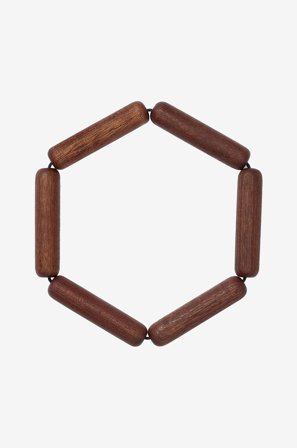 Spring Copenhagen - Bordstabletter Connect 14 cm Mahogny - Brun - Grytlappar & grytunderlägg - Från Homeroom