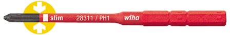 Wiha slimBit 34583 Bits PH, 75 mm, 1000 V PH1x75 mm, Maskintilbehør & forbruk