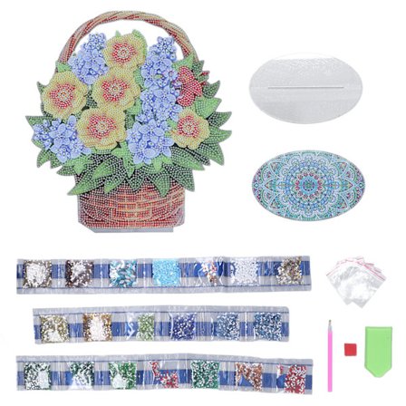 Diamantmålning DIY 5D Full Diamond Dubbelsidig Punkt Diamant Tredimensionella Prydnader Diamantmålning