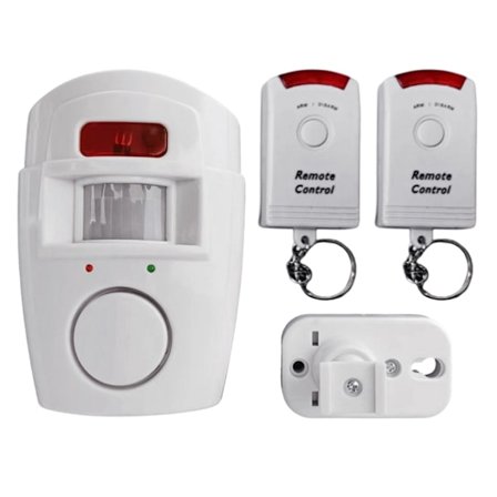 Garage Defense Bevægelsessensorer Alarm Trådløs Fjernbetjening ABS 105dB Lyd