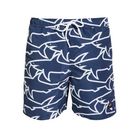 Paul & Shark Printed costume , Blauw , Heren , Maat: L Badmode
