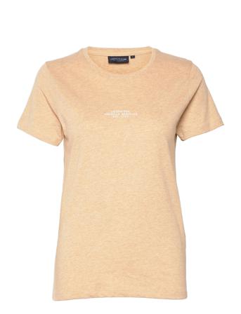 Vanessa Cotton Tee Beige Lexington Clothing