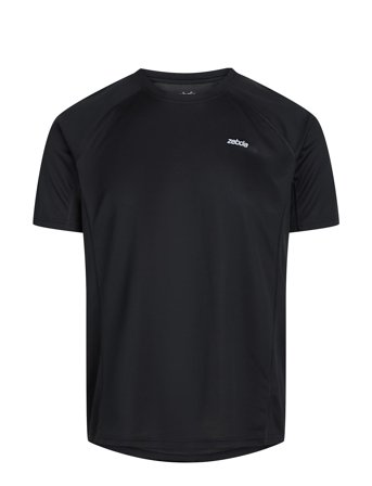 ZEBDIA Men Sports T-Shirt/Chest Print - Black - XL