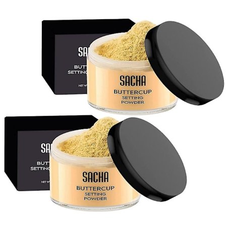 1/2/3 st Sacha Buttercup Setting Powder - Fint Malet Och Blixtvänlig