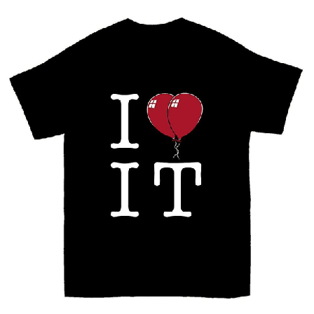 I Love It Stephen King Horror Pennywise T-shirt XXL