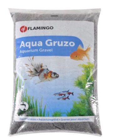 Fin Akvariegrus, Svart - 9kg